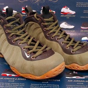 Nike air foamposite premium olive